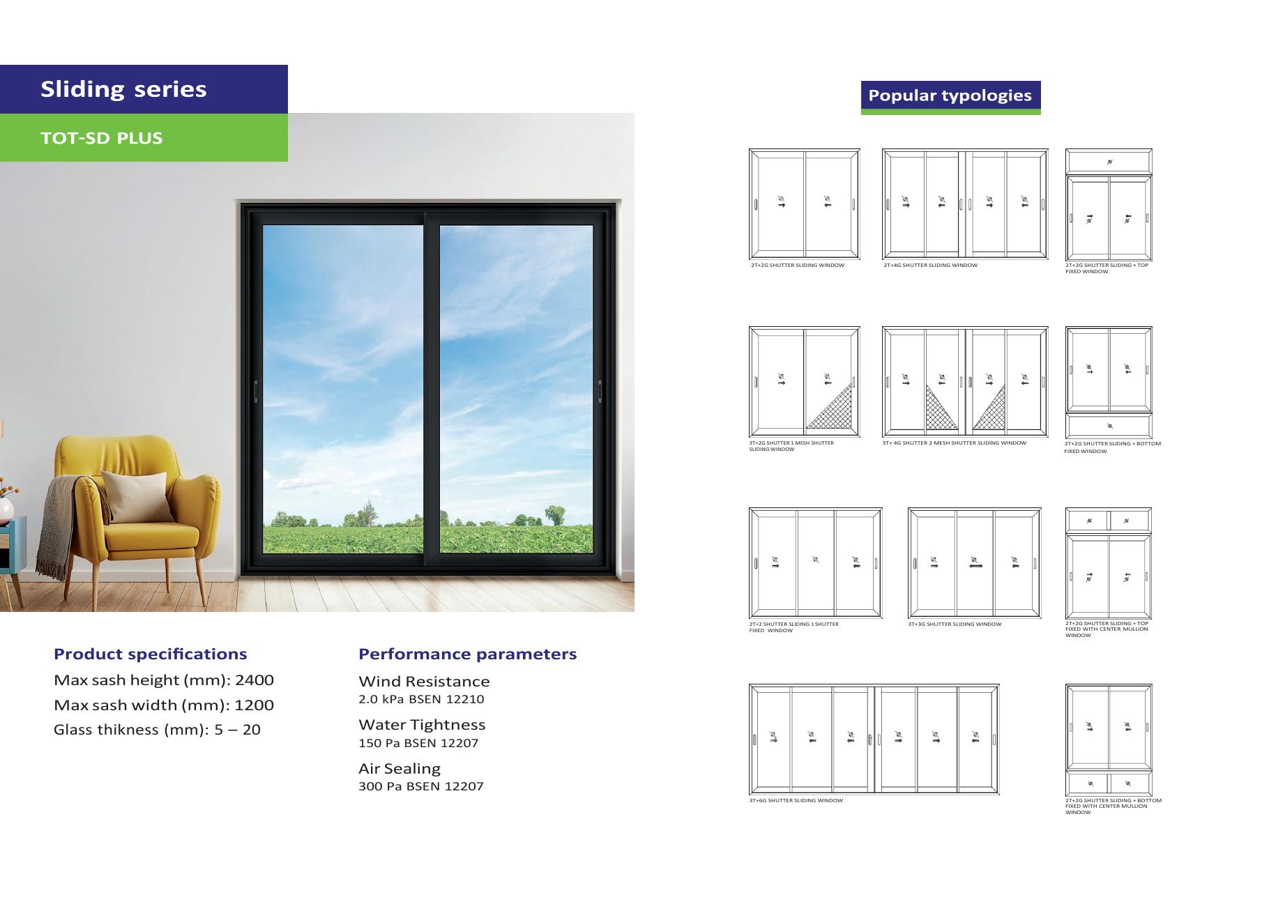 TOTALIS TOT-SD PLUS sliding series